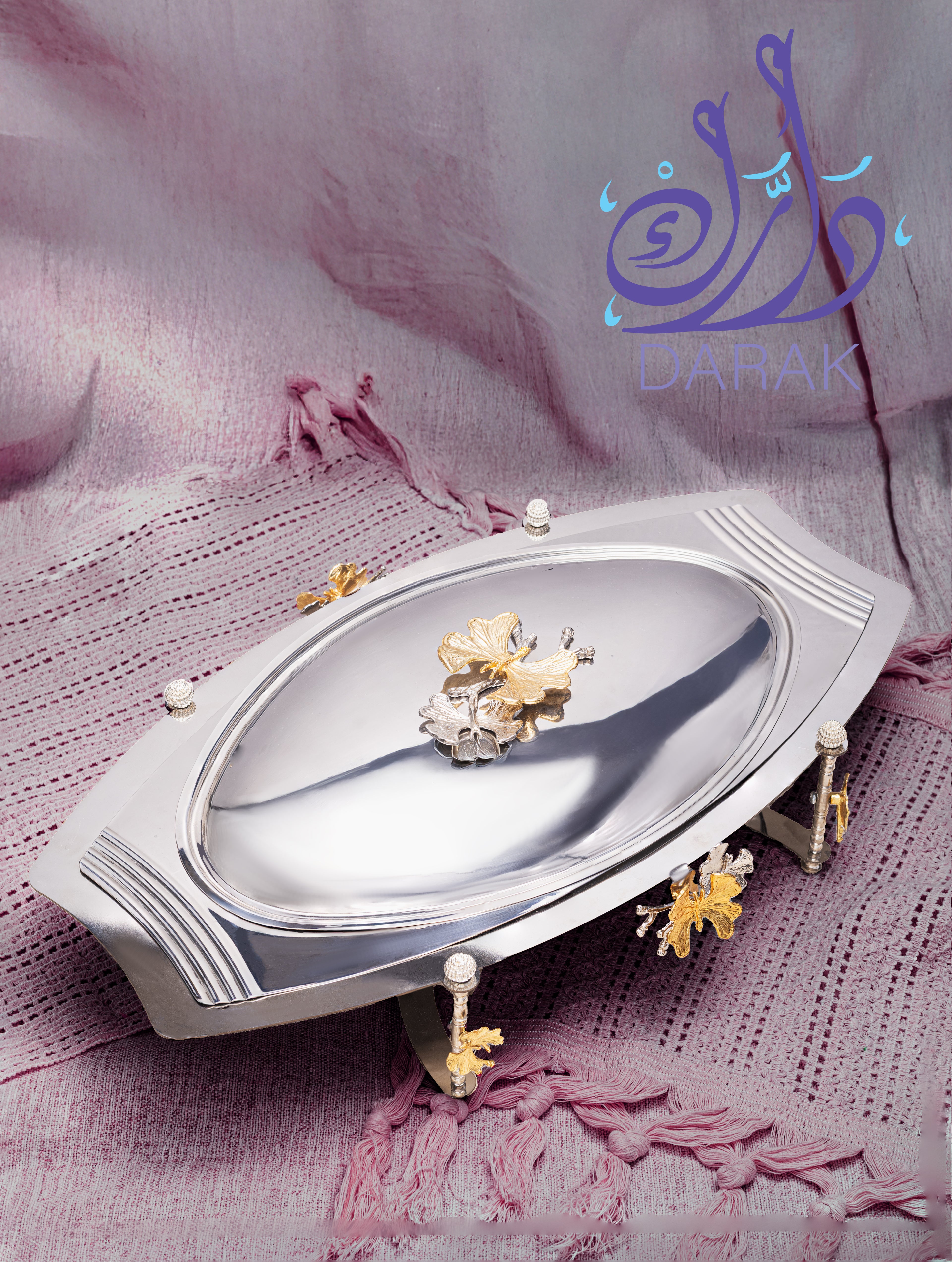 Farasha Crest Oval Dome Server