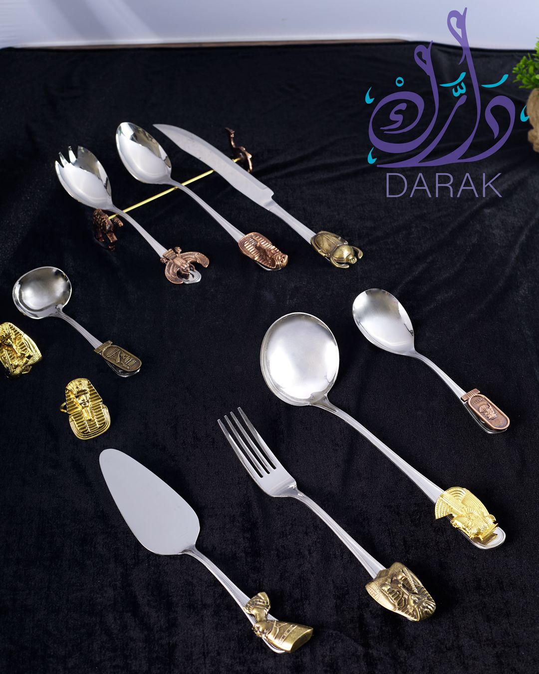 Ancient Wonders Egyptian Themed Cutlery
