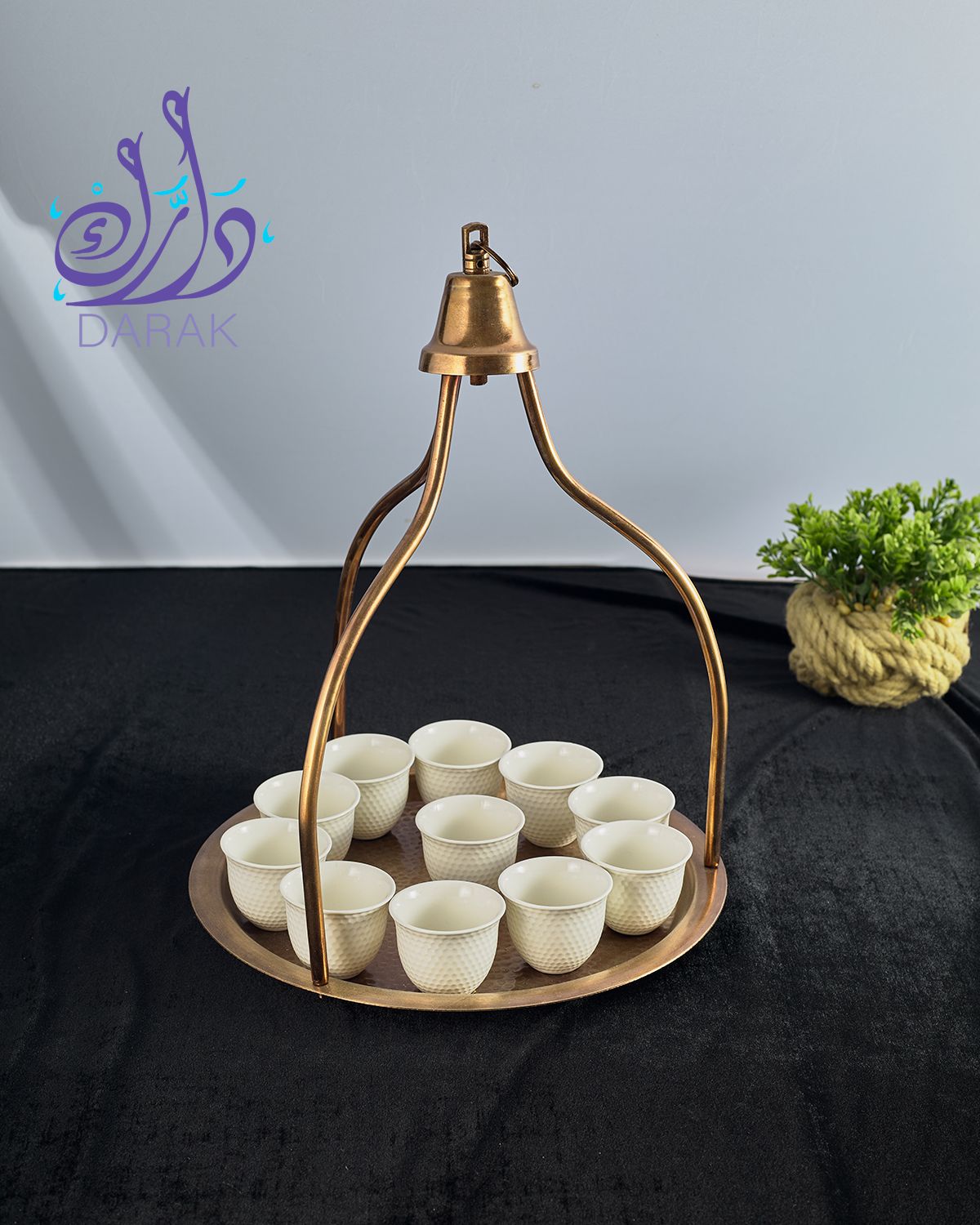 Golden Bell Arabic Coffee Set